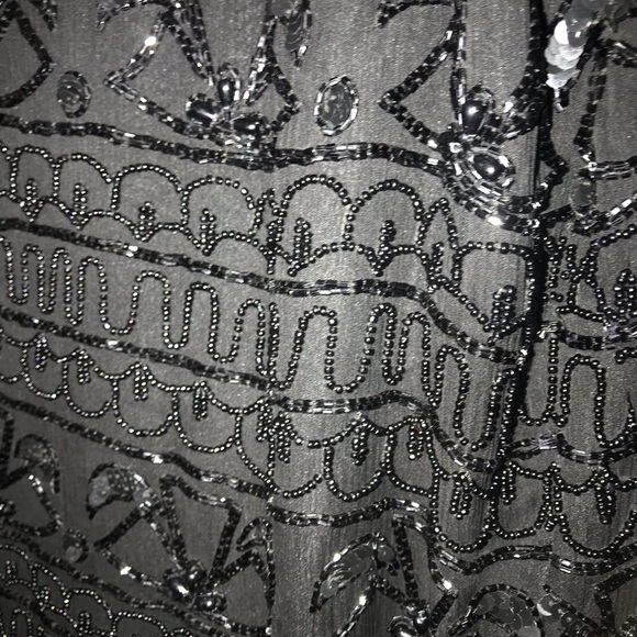 Ste’ney plus size vintage black long sleeve sequin beaded vintage blouse 1X - Picture 10 of 10